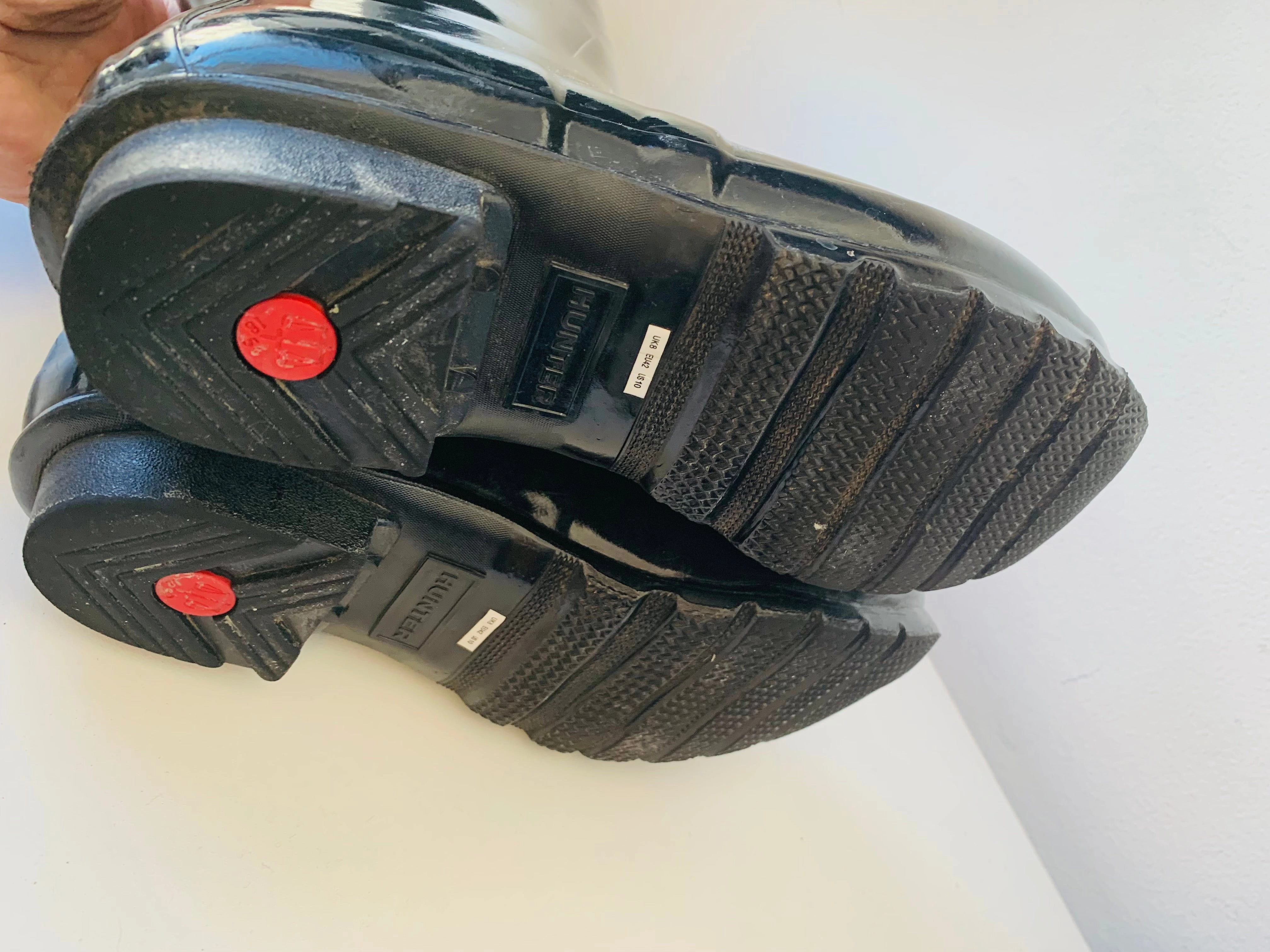 Adidas Adistar Lifting Shoes Hunter Original Womens Gloss Black Rainboots Size 10