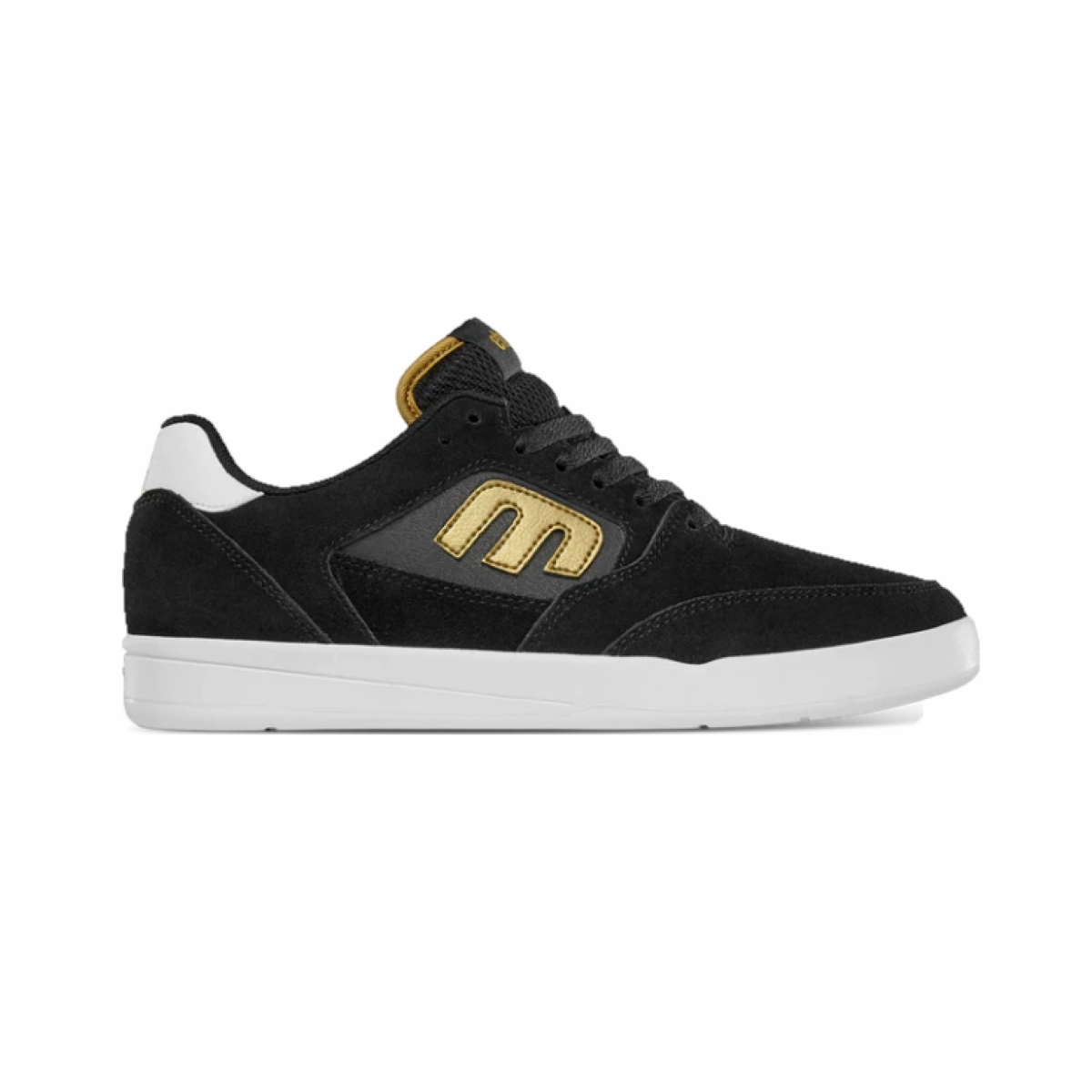 ETNIES 4101000516 973 VEER MICHELIN X AURELIEN GIRAUD MN'S (Medium) Black/Gold/White Suede, Synthetic & Textile Skate Shoes Urban Spirit