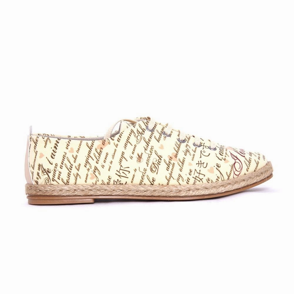 Club Night Outdoor I Love You Ballerinas Shoes FBR1223