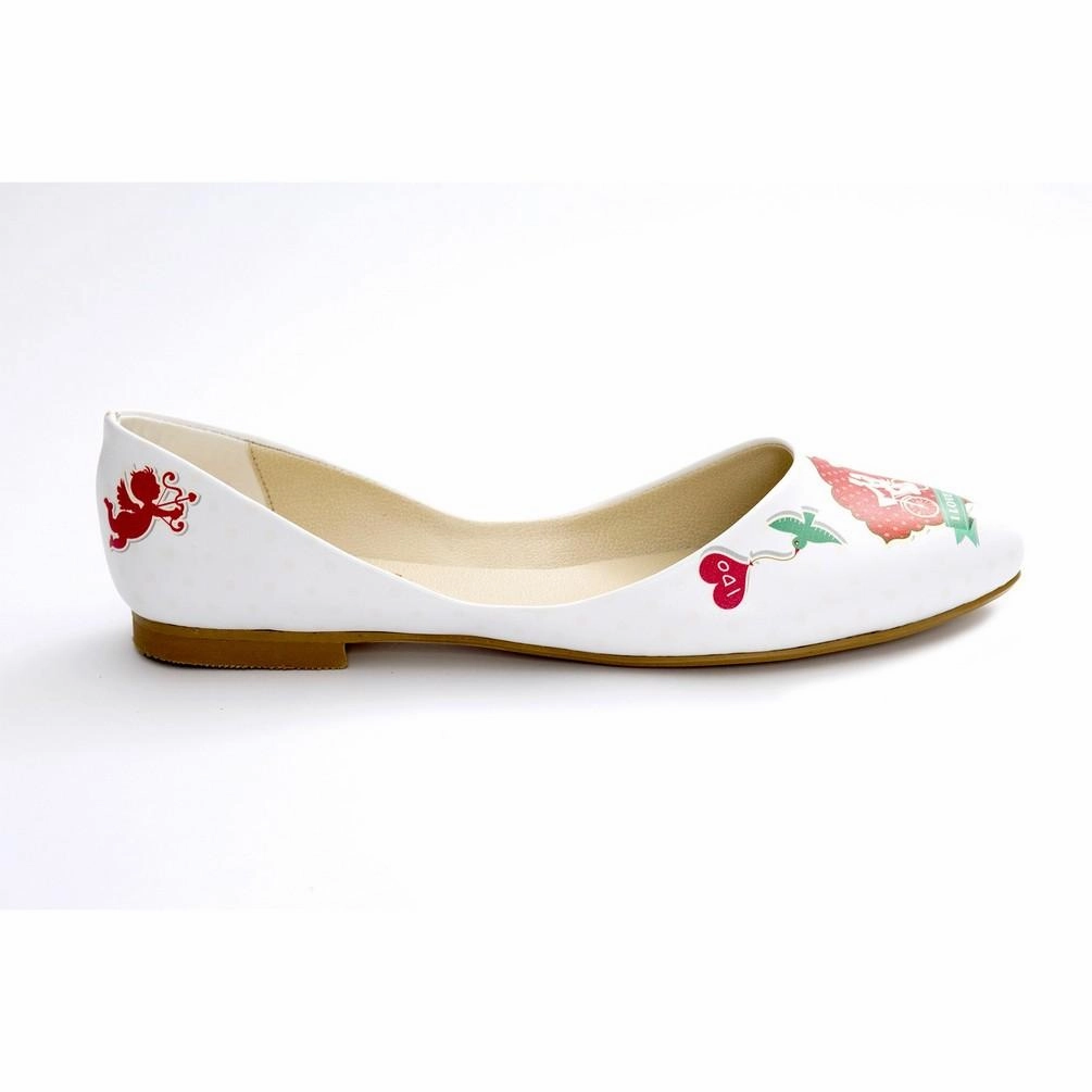 Concert Mood Supportive structure I Love You Ballerinas Shoes NSS353