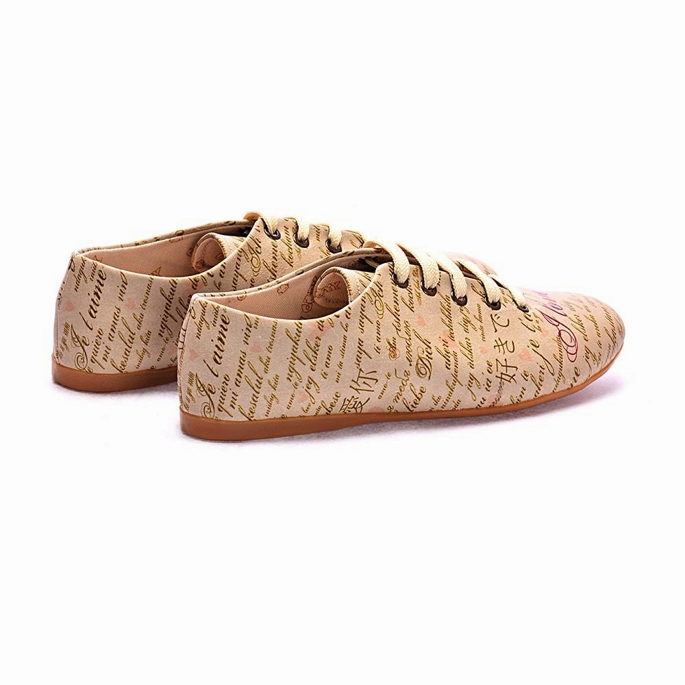 New In I Love You Ballerinas Shoes SLV002