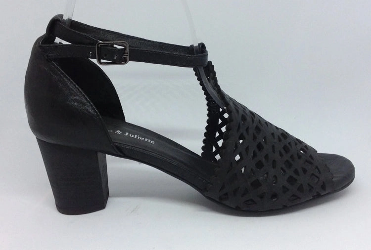 Django & Juliette Cavila ~ Teal ~ Black ~ Tan ~ Leather Heel Stylish Heels