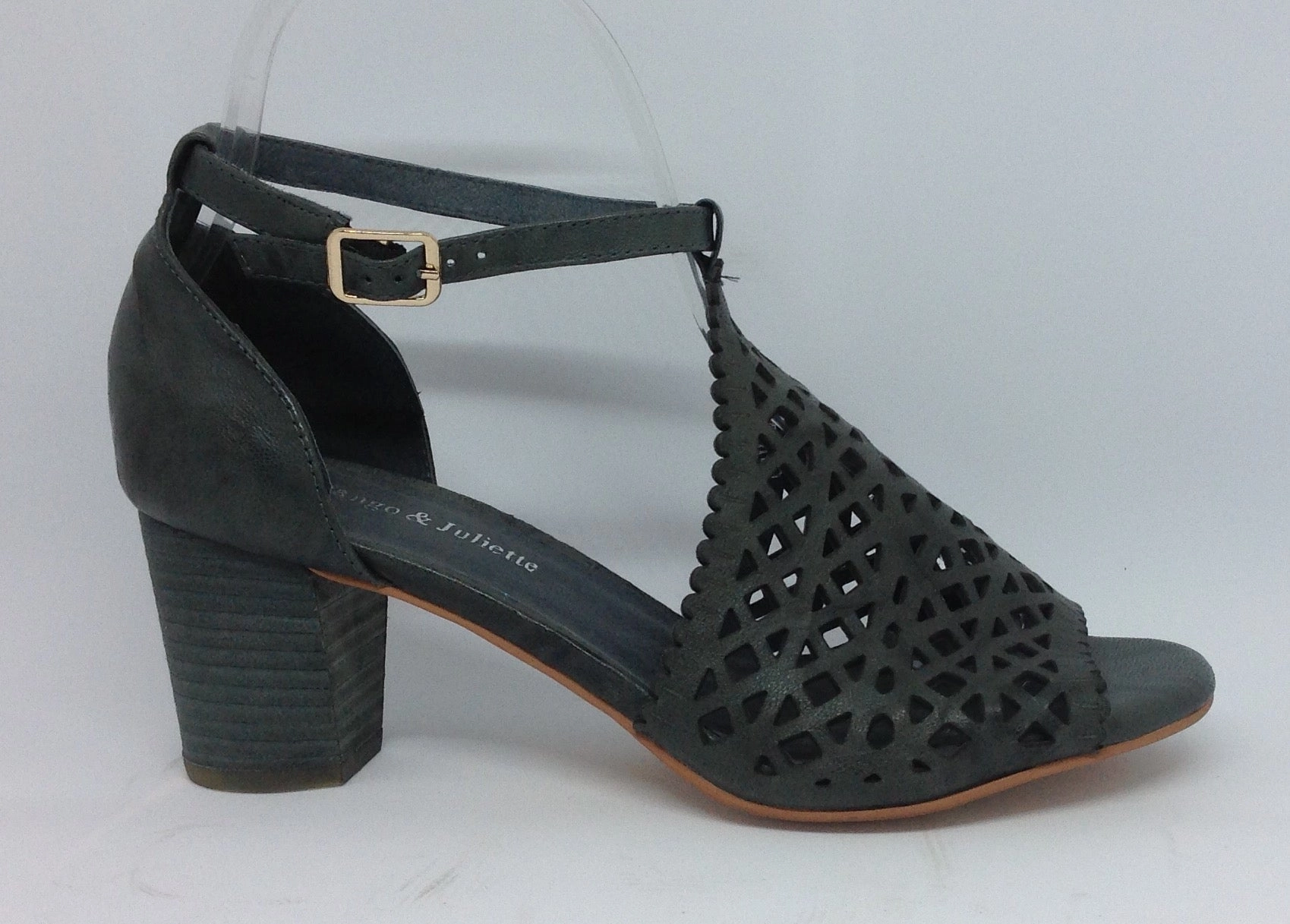 Django & Juliette Cavila ~ Teal ~ Black ~ Tan ~ Leather Heel Charity Chic Fashion Spark