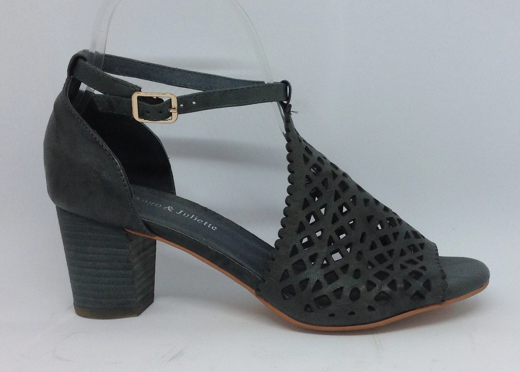 Django & Juliette Cavila ~ Teal ~ Black ~ Tan ~ Leather Heel Sleek Pumps Designer Quality