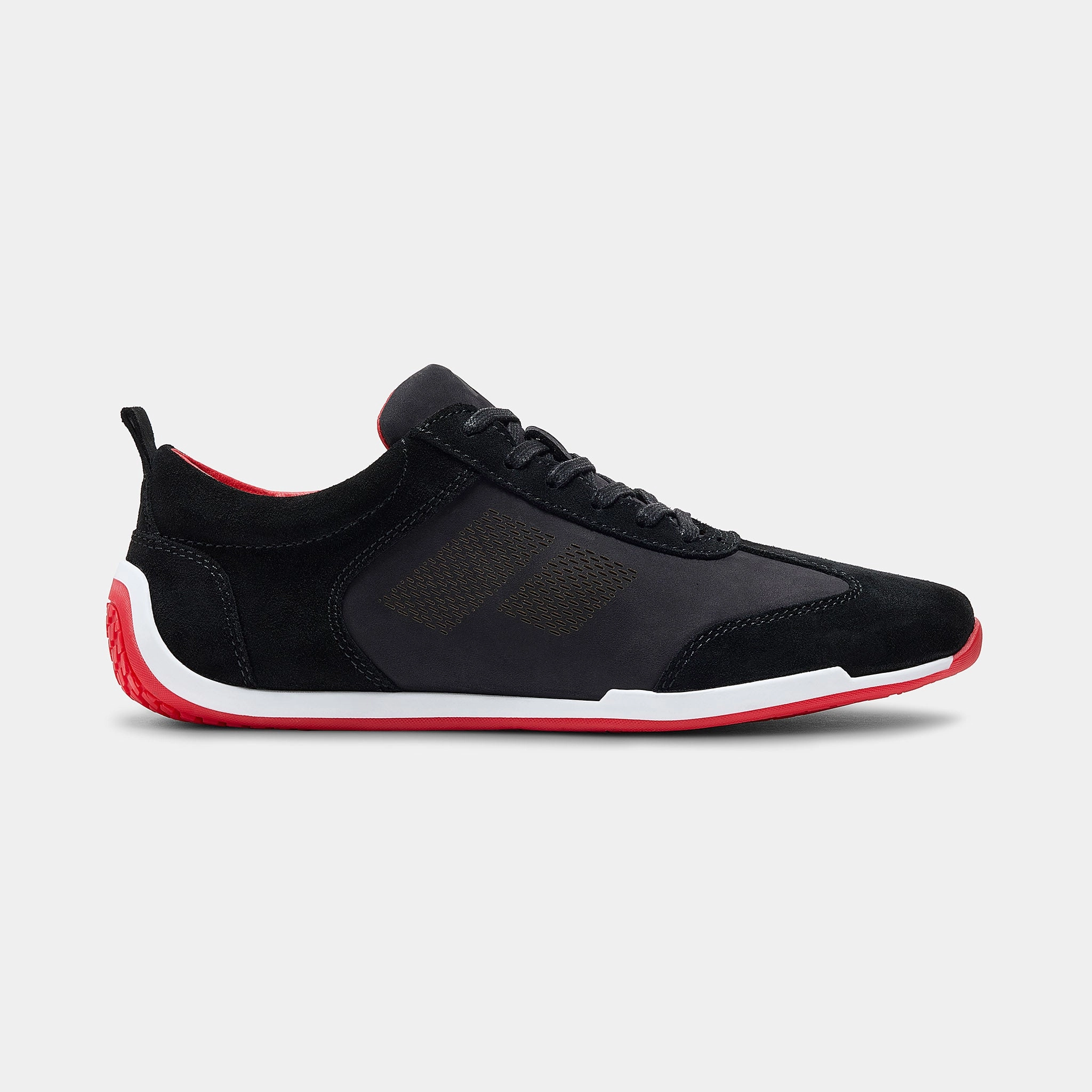 Icona - Black/Red Slip On Style
