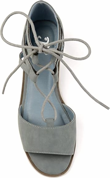 Brinley Co. Womens Idona Faux Nubuck Crisscross Lace-up Sandals  Color Indigo Size 9M Asics Gt 2000 3 Running Shoe