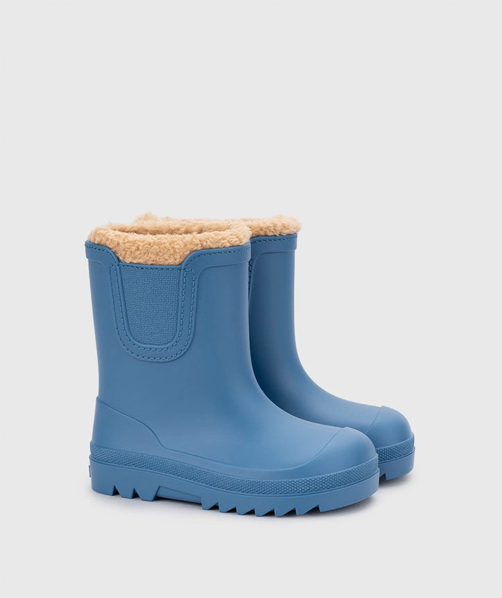 Adidas Low Basketball Shoes Igor: Verona Borrego Fleece Lined Wellies - Azul Blue