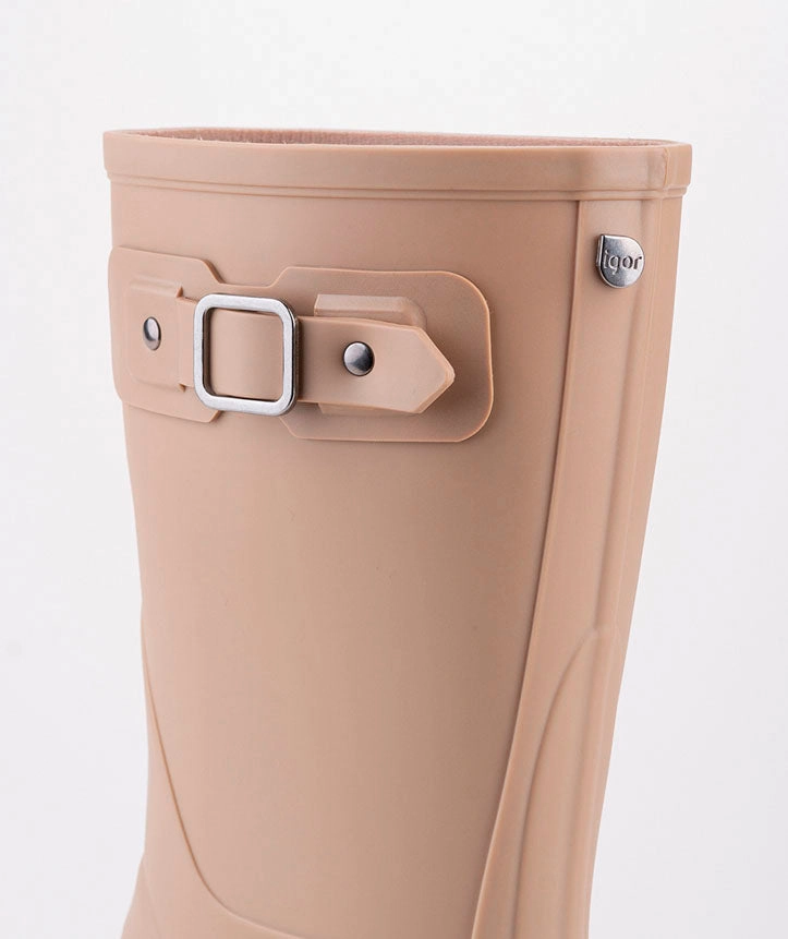 Tweed Rain Boots Igor Women's Mini Boira Rain Boot - Beige