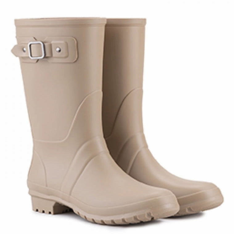 Torrent Chelsea Matte Waterproof Rain Boot Igor Women's Mini Boira Rain Boot - Beige