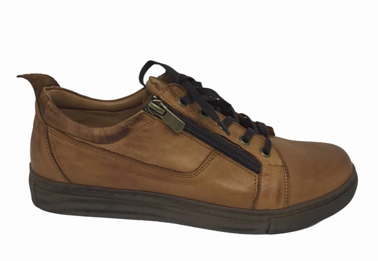 Summer Wear Cabello EG1520 Leather shoe ~ Tan ~ Black