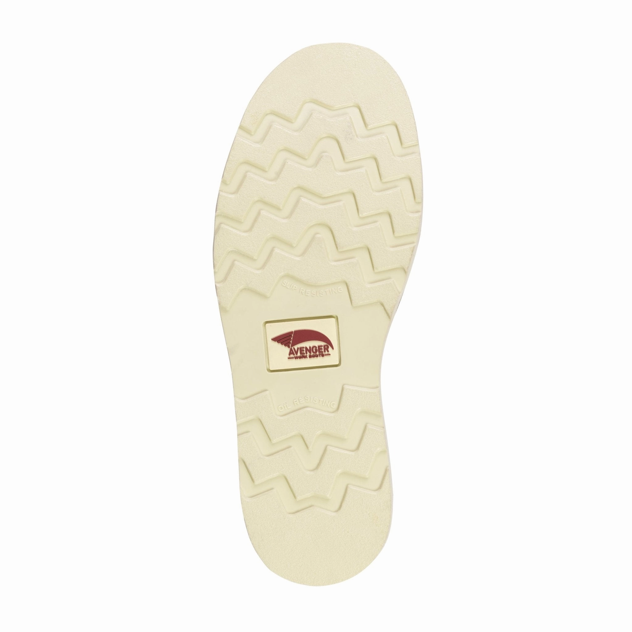 Avenger Men's 6" Brown Carbon Toe EH Waterproof Wedge Chelsea Work Boot Best Rubber Work Boots