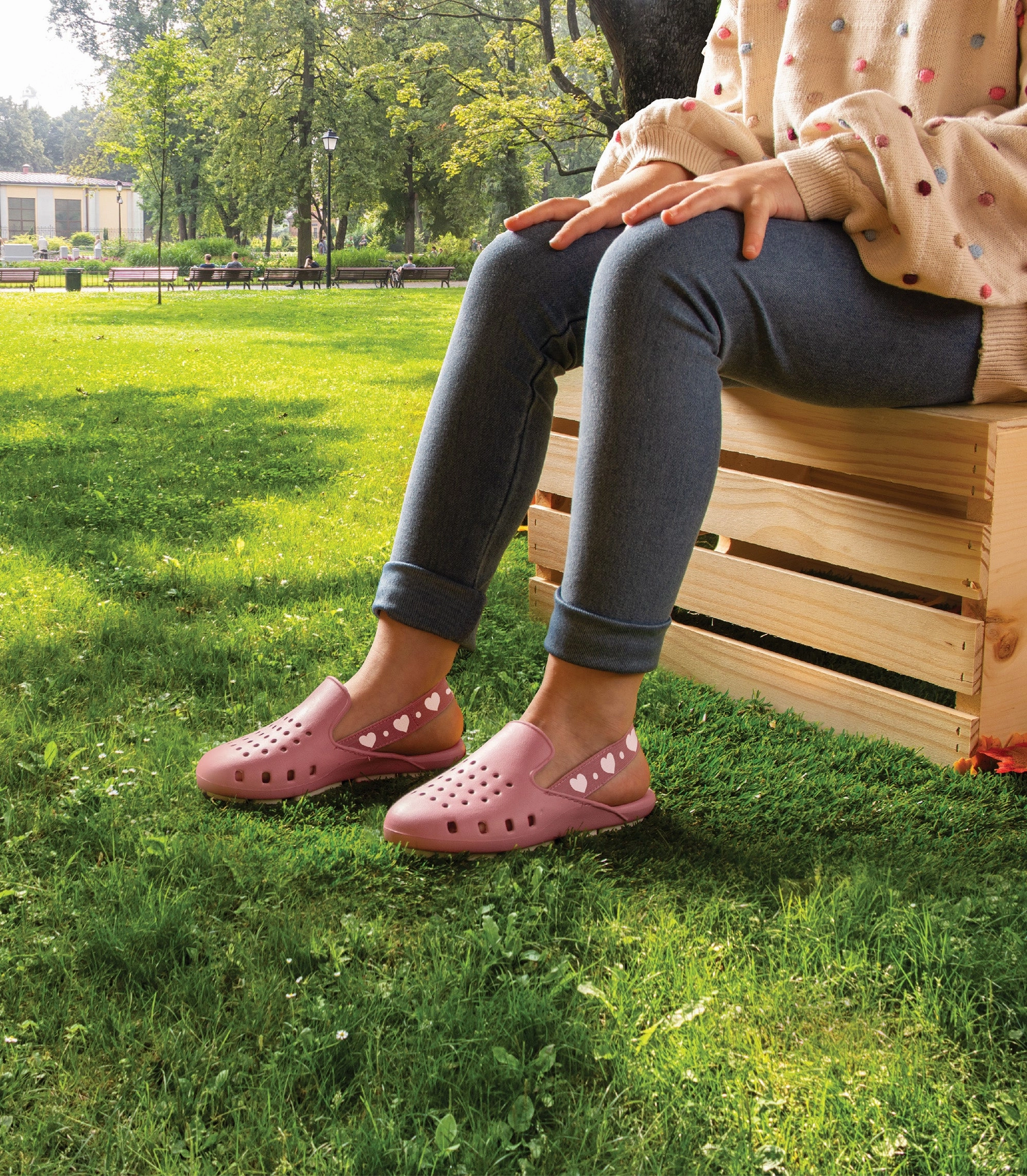 MAUVE HEART MULE SLINGERS <br><span style="font-size: 8px; font-weight: normal;"> Pink Water Shoes | Soft as a girls jelly shoe Asics Work Shoes Steel Toe