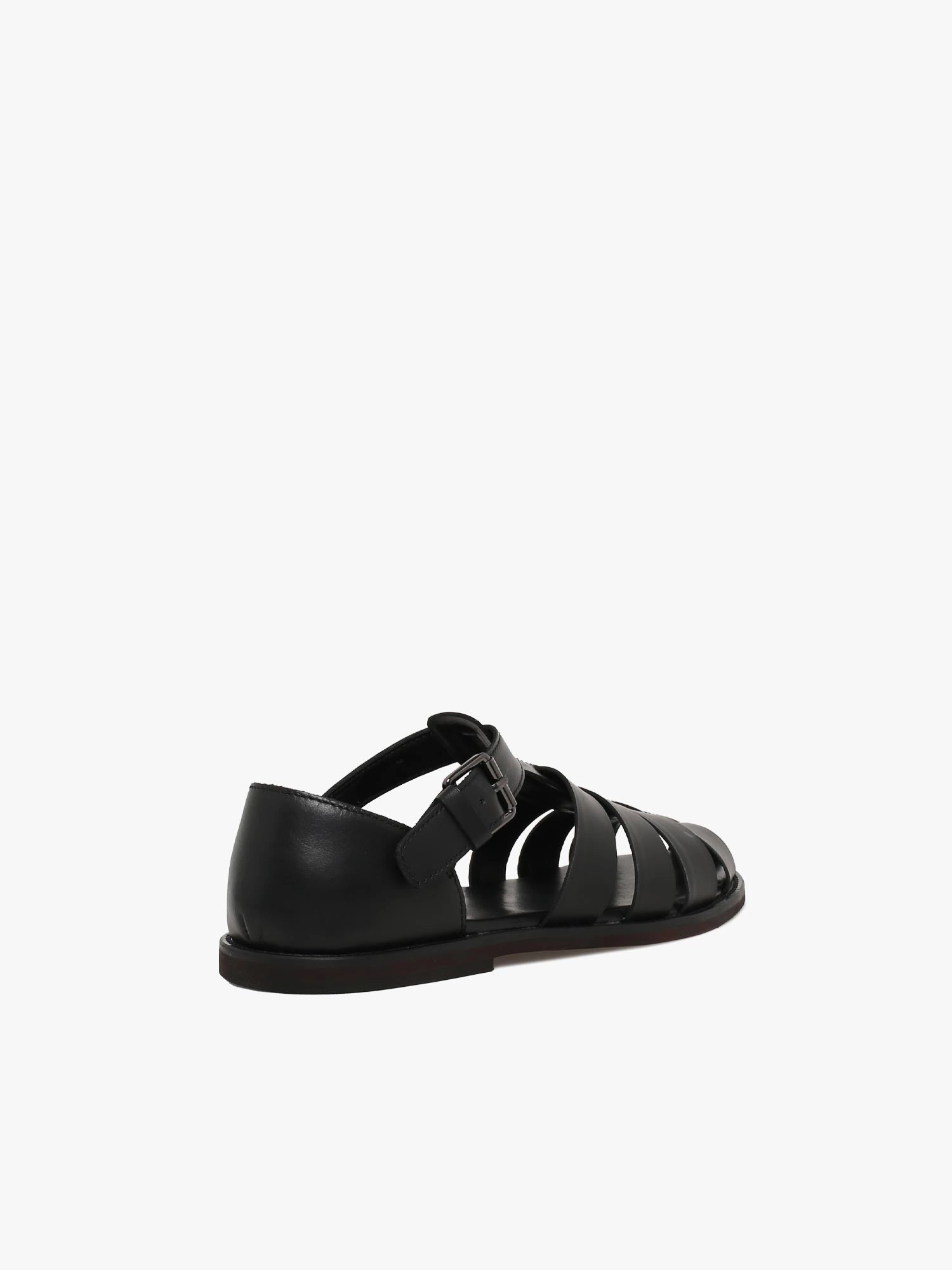 Finn Black Burshed Calf Birkenstock Sandals