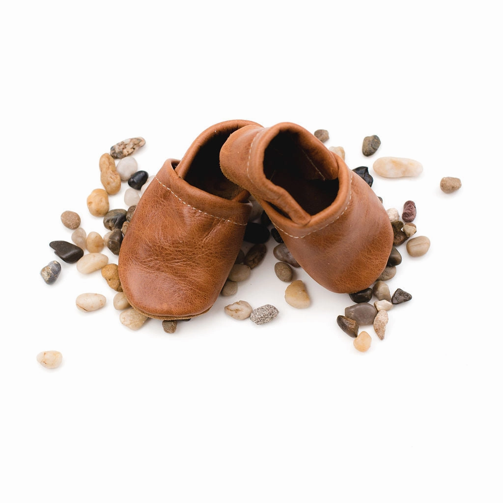 Saddle Leather Loafers Shoes Baby and Toddler Platform High Heel Boots