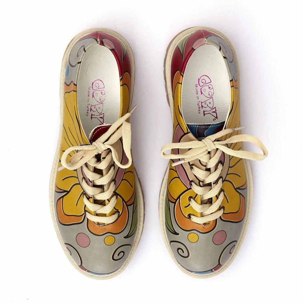 Runway Glow Flowers Oxford Shoes TMK6513