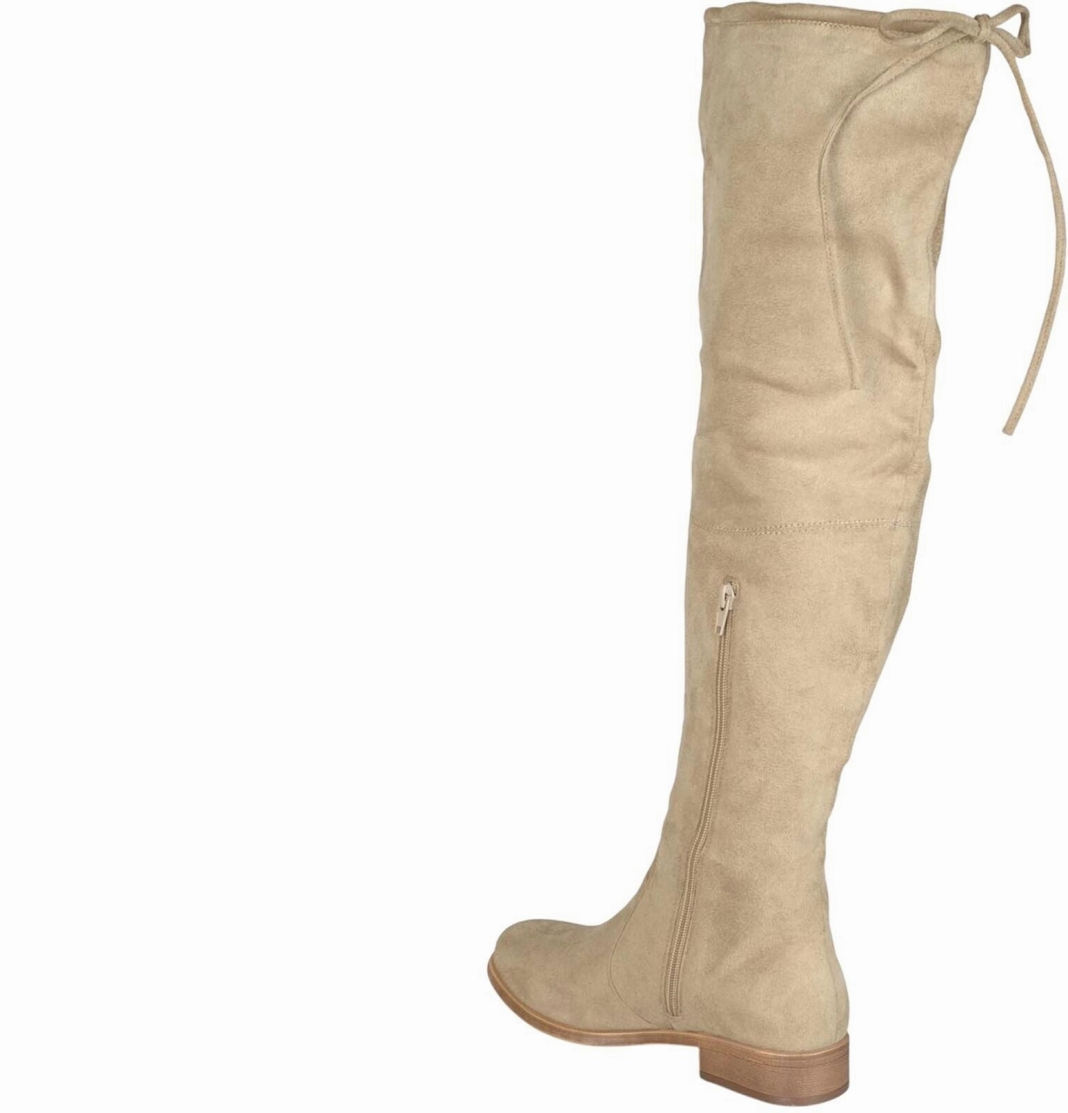 Journee Collection Womens Wide Calf Mount Boot MOUNT-TAU Taupe Brown 9M-WC Puss In Boots Cast