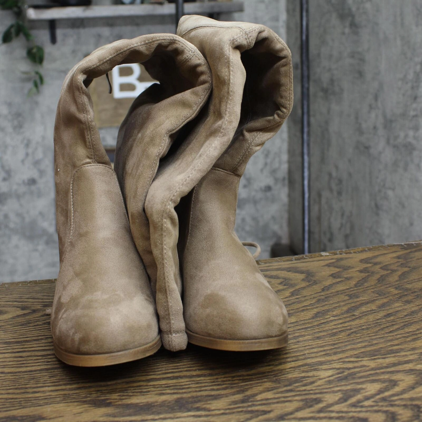 Soccer Boots Tiempo Journee Collection Womens Wide Calf Mount Boot MOUNT-TAU Taupe Brown 9M-WC