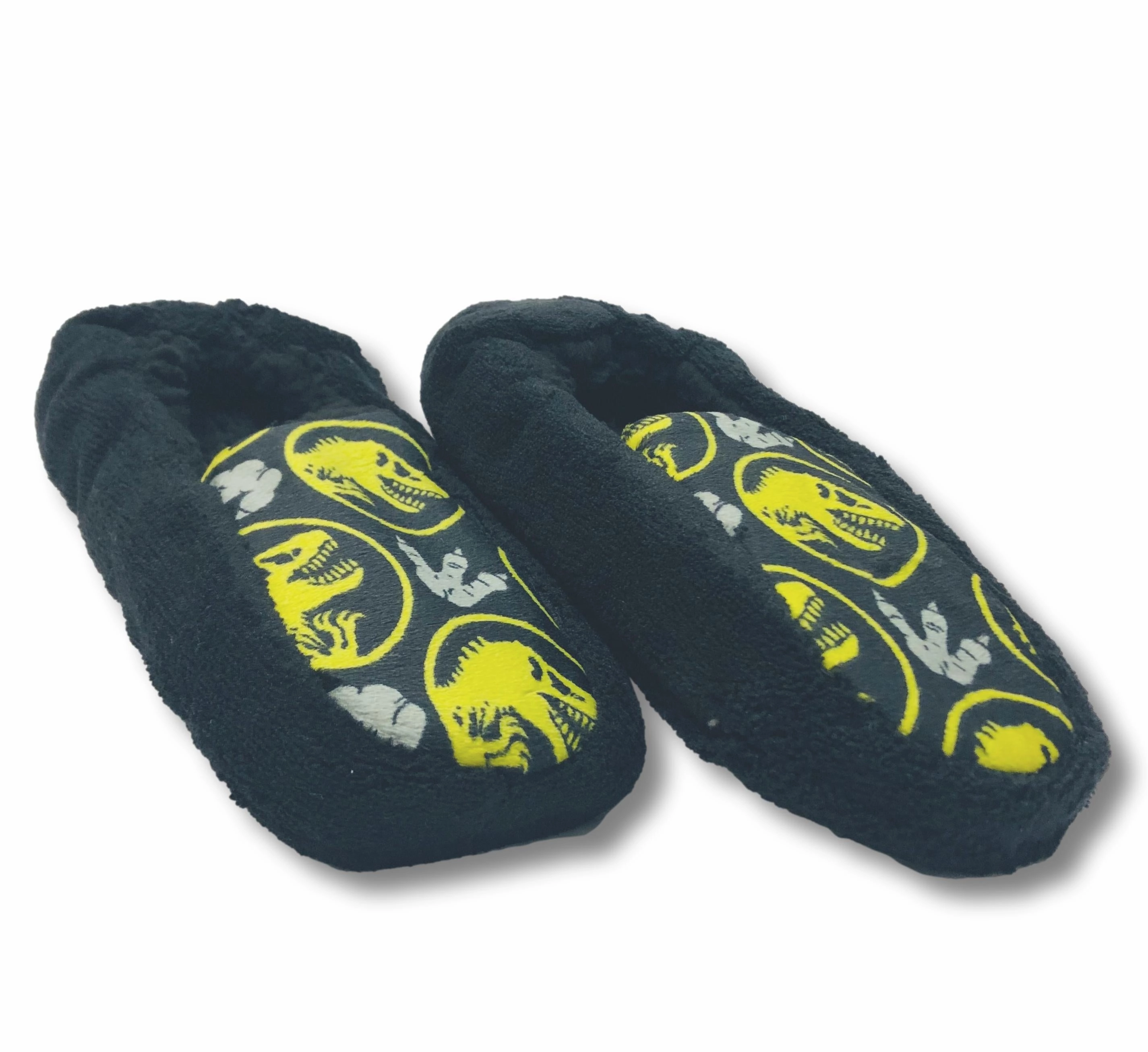 Soft Sole House Slippers Jurassic World Boys Slippers Fuzzy Moccasin House Shoes for Kids