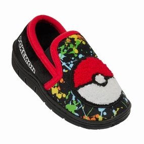 Istonic Slippers Kids Boys Slippers Pokemon Officially Licensed Pokeball Slippers Cozy Shoes