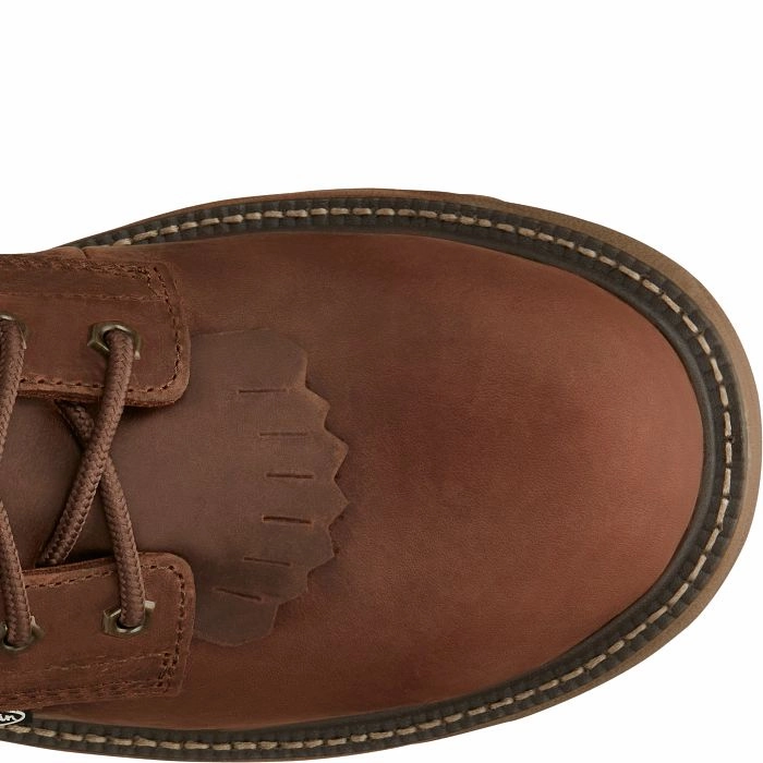 Justin Men's 6" Waterproof Rush Round Toe Lacer Work Boots Clog Work Boots