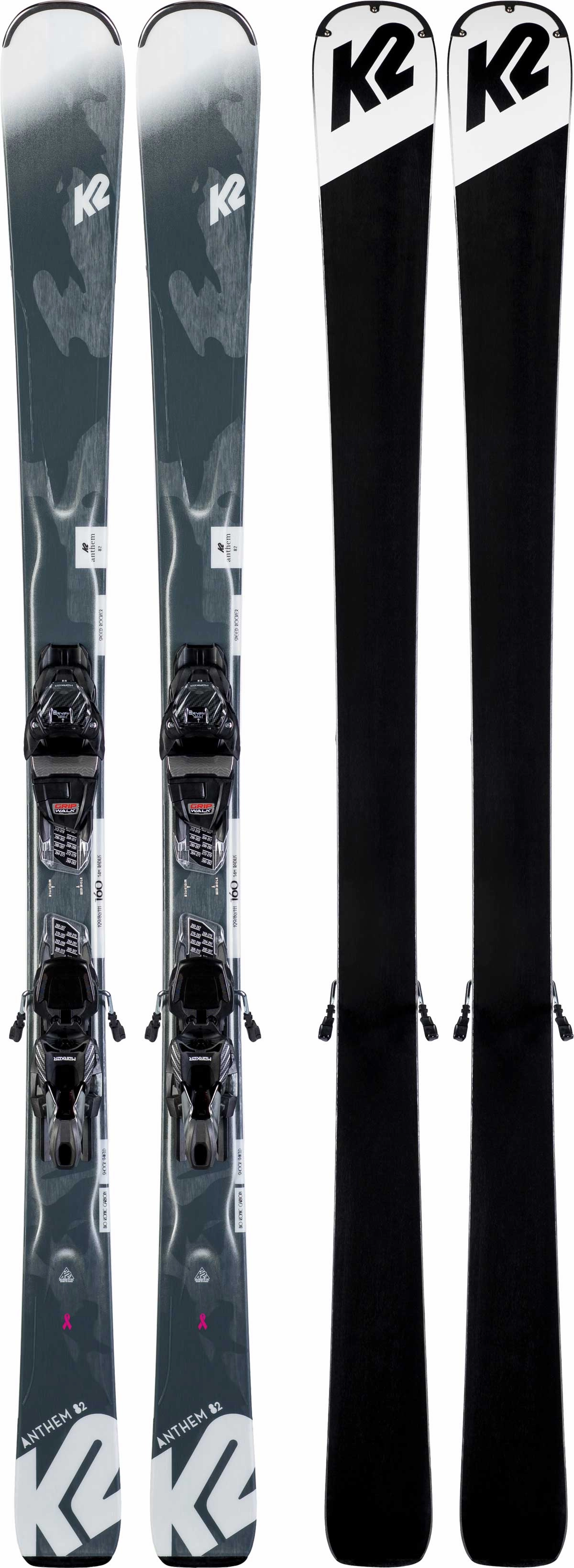 K2 Ladies' Anthem 82 System Skis with ERC 11 Bindings 2019-2020 Stylish Rain Snow Boots