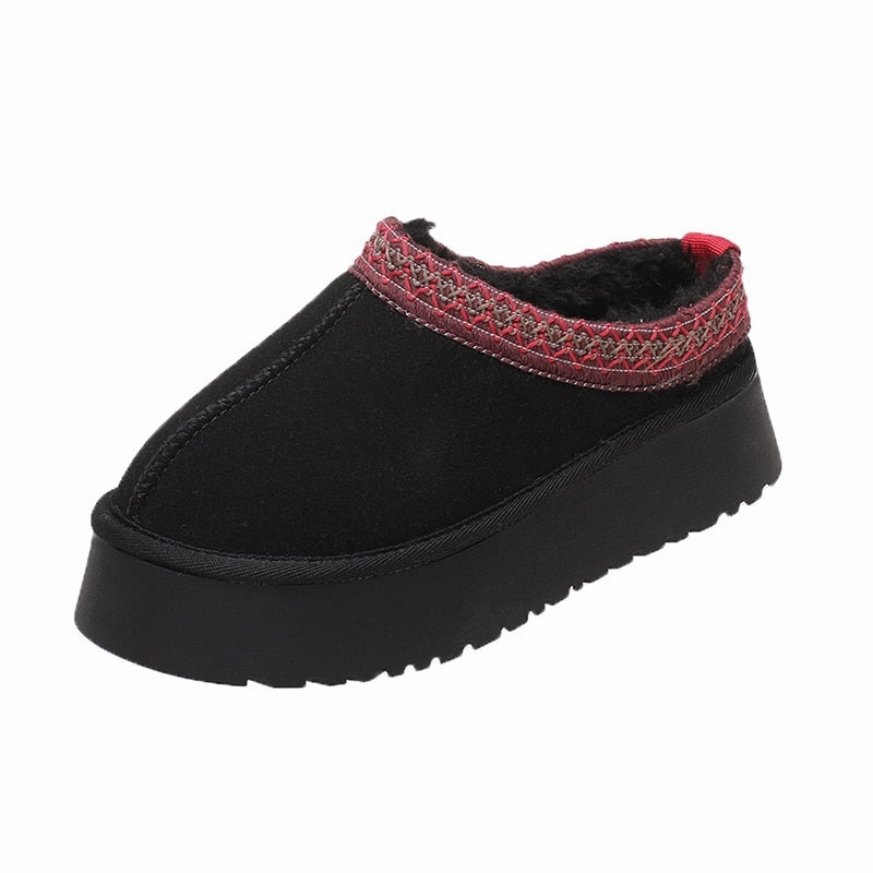 kamames Ankle Snow Boots Women Winter 2022 New Brand Fur Short Plush Warm Flats Slippers Platform Shoes Flip Flops Suede Boots Clarks Snow Boots