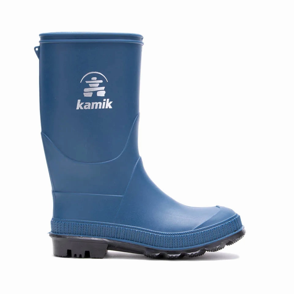 Kamik Light Navy Stomp Youth Rain Boot Lightweight Hunting Boots