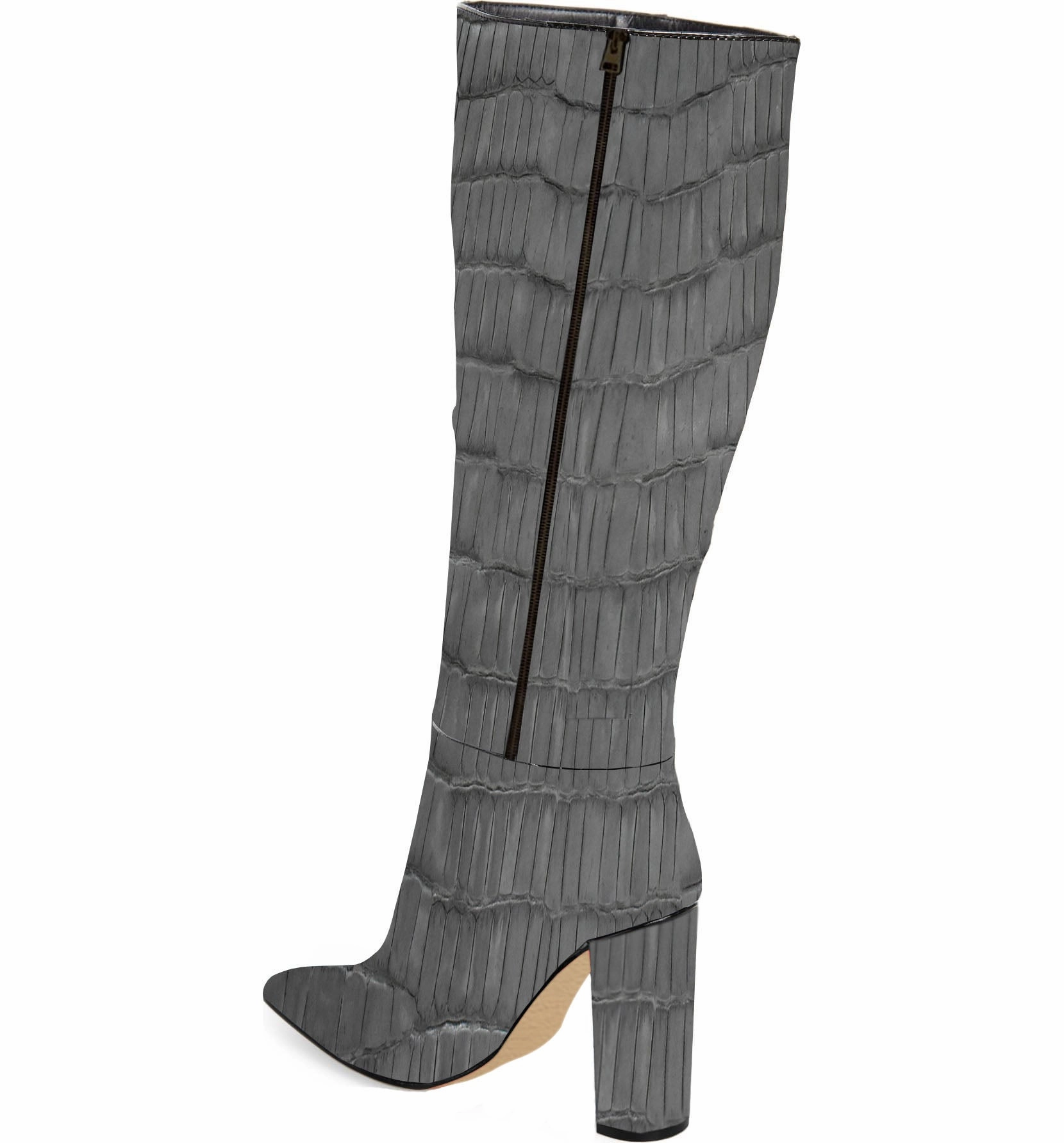 Adidas D'artagnan V Fencing Shoes Kara Zini Handmade Slip-On Gray Long Boot