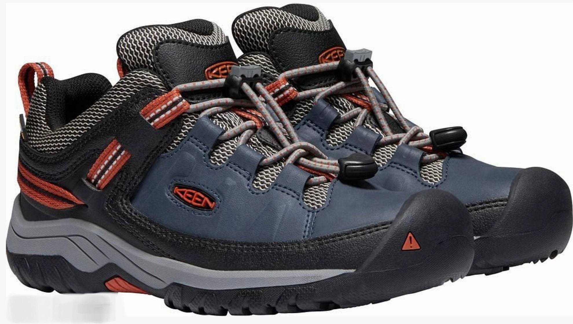 Waterproof Hiking Boots Clearance Keen Kids Targhee Low_Blue Nights/Rooibos Tea