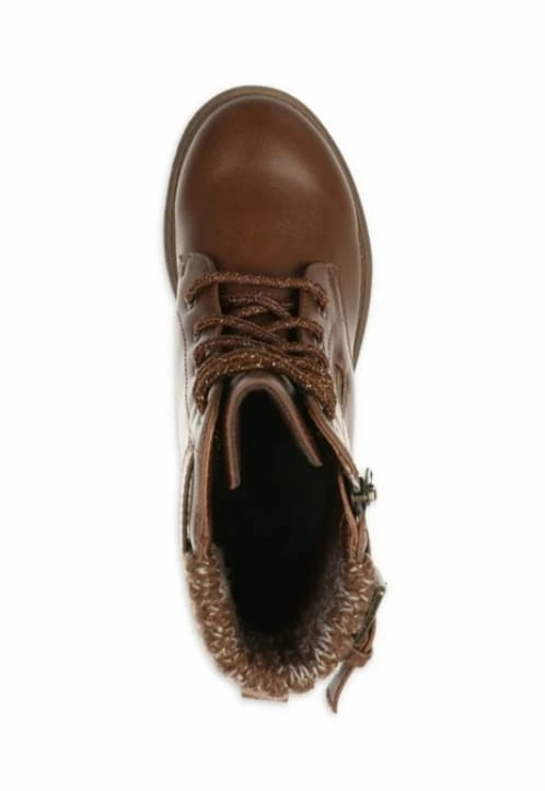 Leather Boots Boots Kids Brown Leather Ankle Boots | Stylish, Durable & Comfortable Winter Shoes for Boys & Girls in Pakistan