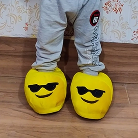 Asics Dan Gable Evo Wrestling Shoes Kids Cool Shade Emoji Slippers Warm & Comfortable