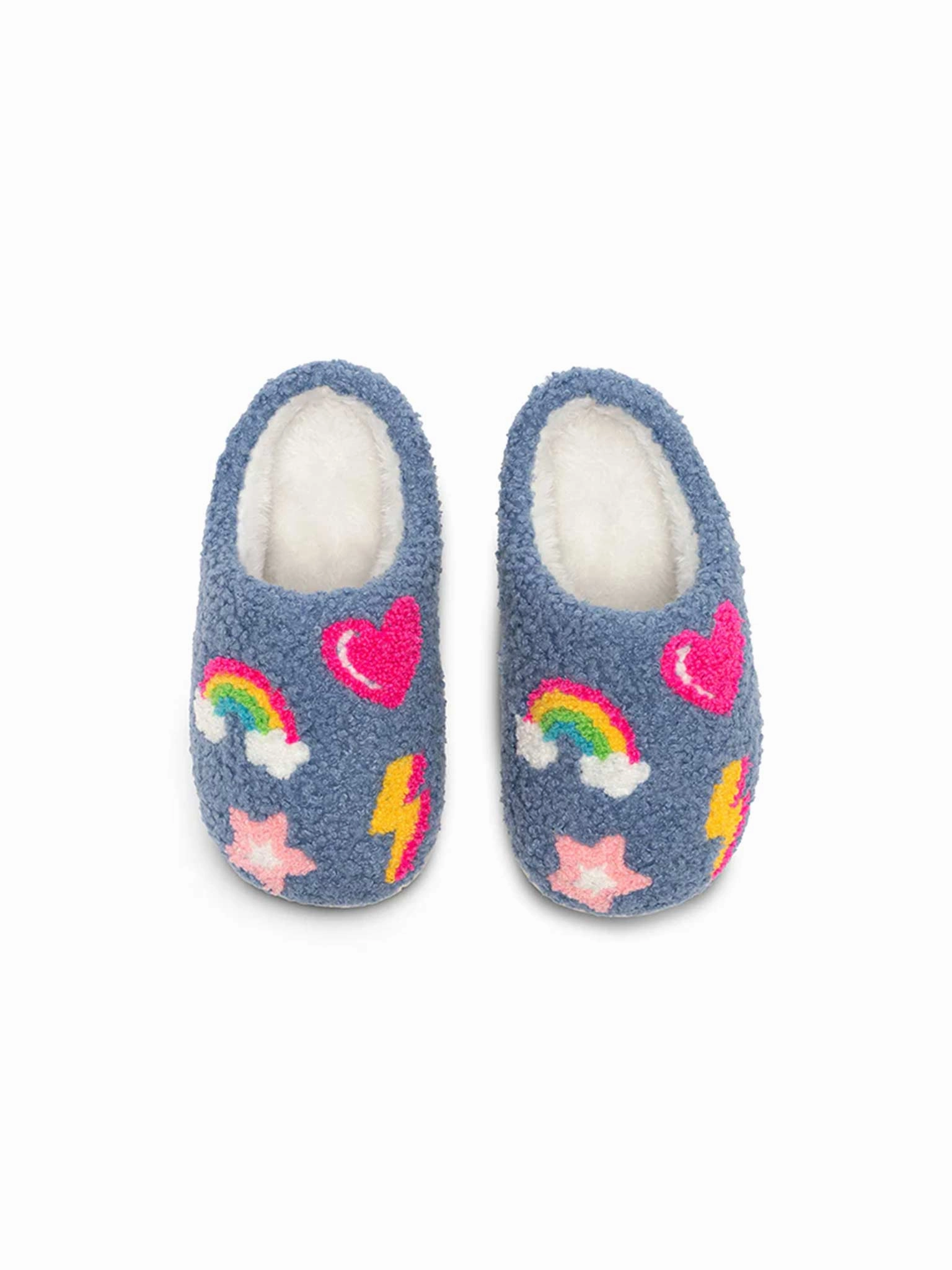 Kids Denim Patch Slippers Sneaker Slides