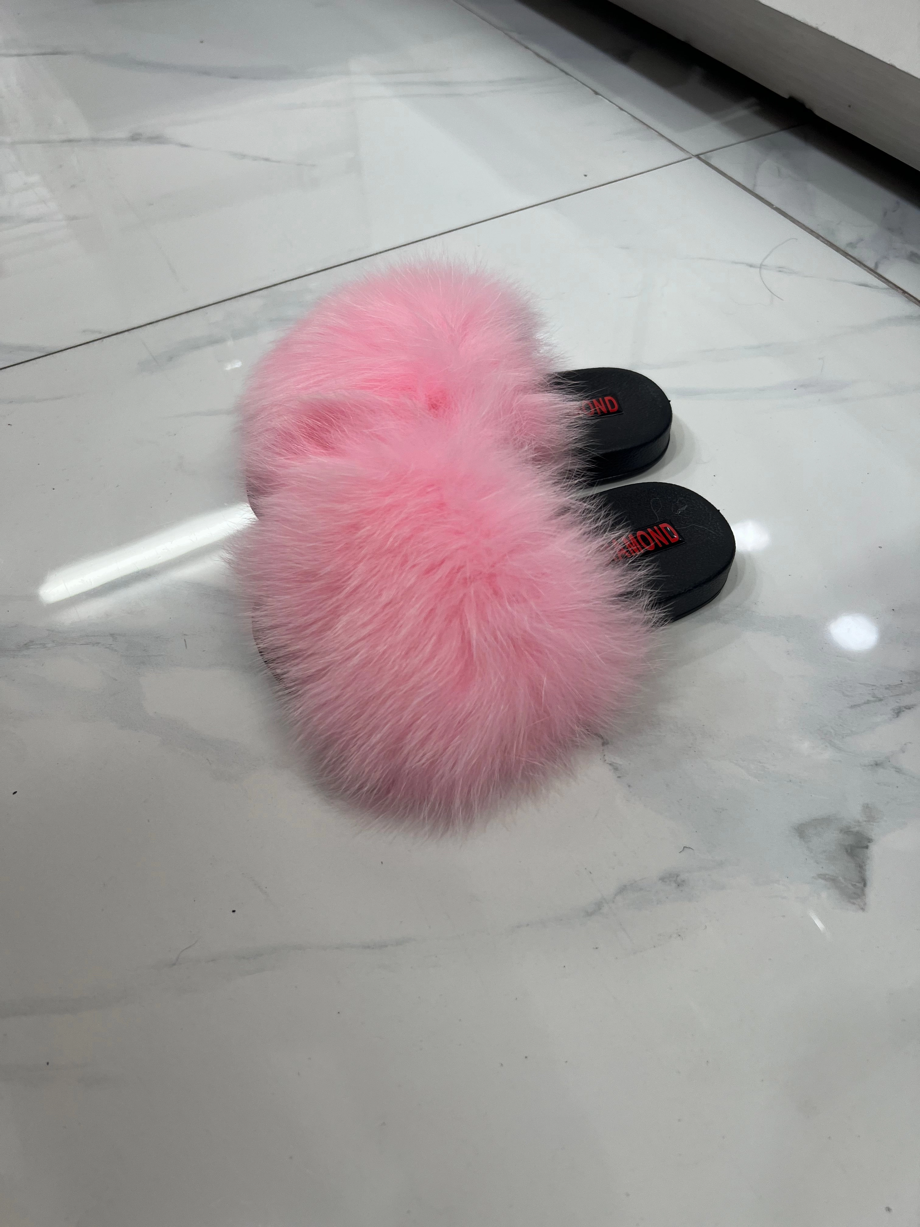 Kids faux fur slides light pink Giesswein Slippers Review