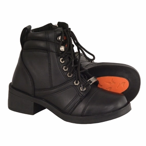 Kids Side Zipper Lace to Toe Boot Work Boots Composite Toe