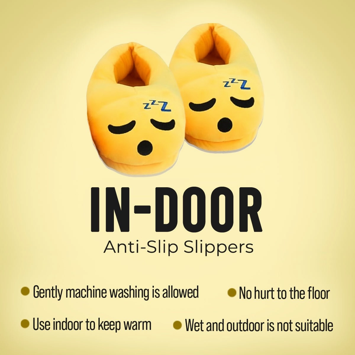 Asics Gt Xpress Running Shoes Kids Sleepy Emoji Slippers Warm & Comfortable