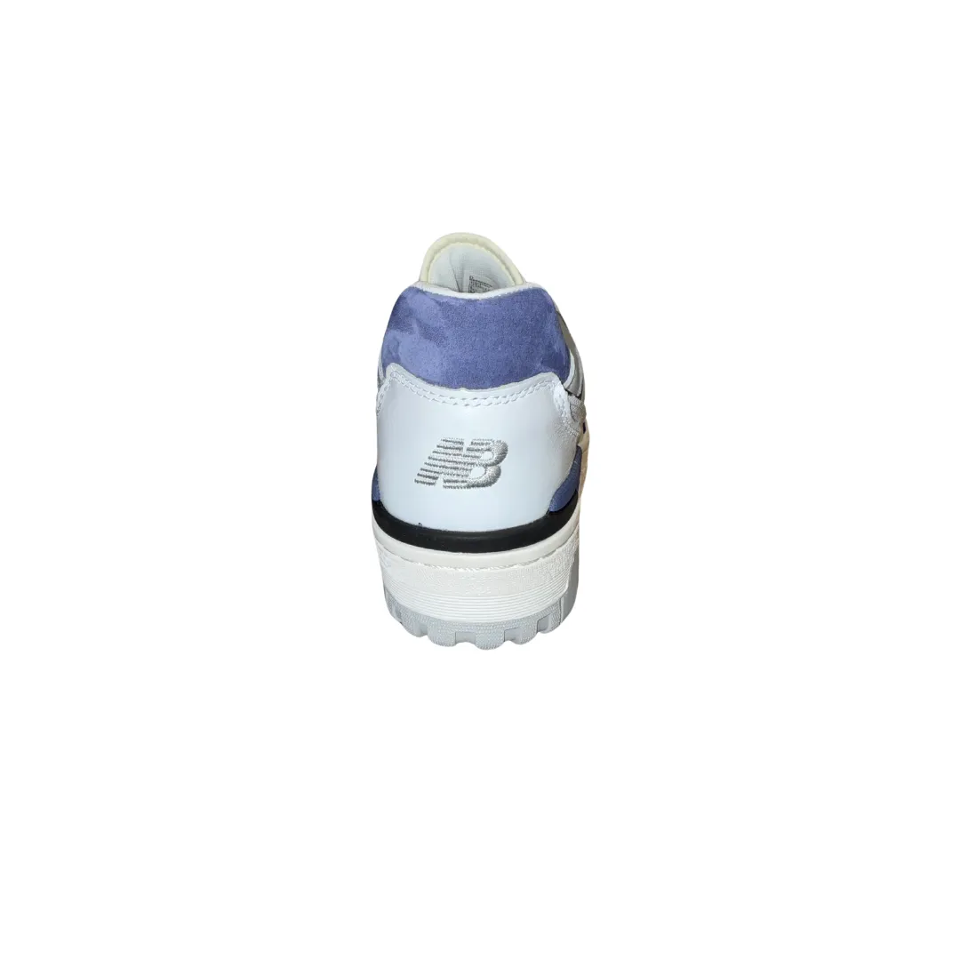 NEW BALANCE BB550BWG 550 RETRO HOOPS MN'S (Medium) White/Blue/Grey Leather, Synthetic & Mesh Basketball Shoes Pro Traction Active Fit