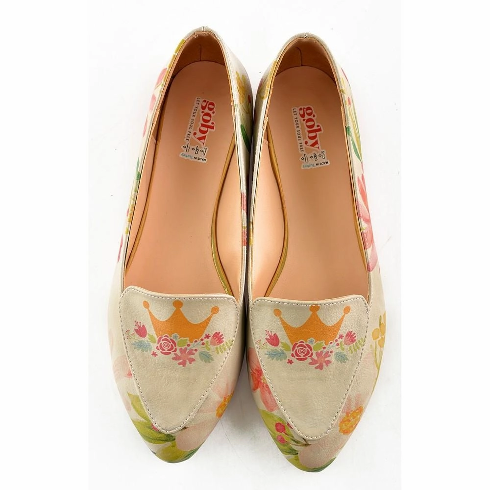 Sturdy Build King of Flowers Ballerinas Shoes OMR7214