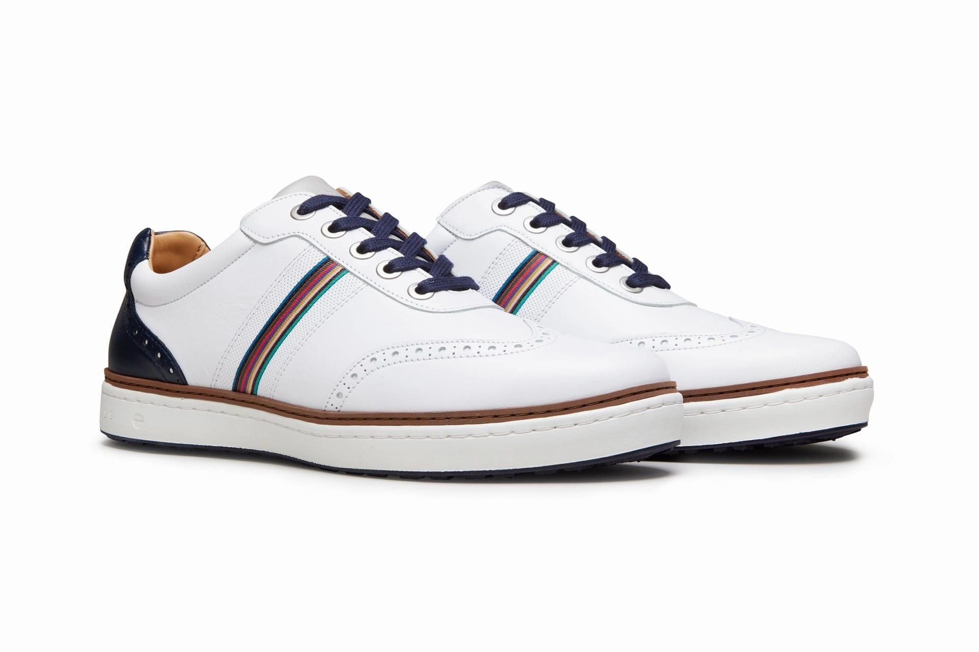 Kingsman | White/Navy Responsive Feel Track Comfort