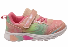 Koala Lights Marina Comfortable Girls Kids Light Up Shoes Asics Walking Shoes