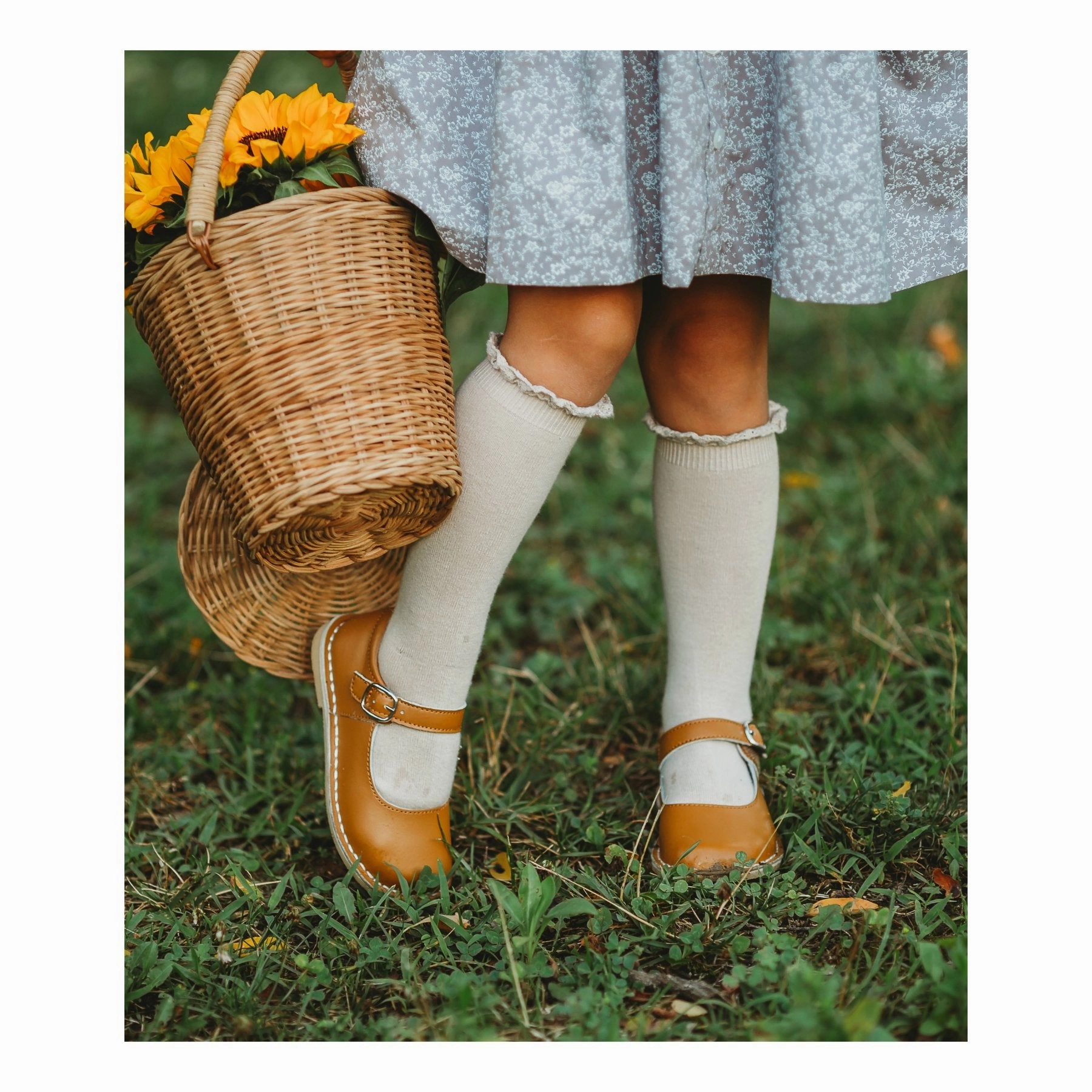 L'amour Grace Leather Stitch Down School Mary Jane - Honey Asics Wide Wrestling Shoes