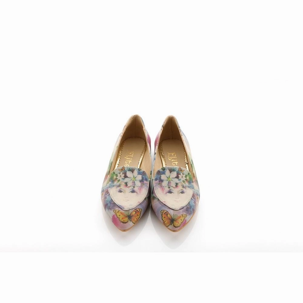 Flower Girl and Butterfly Ballerinas Shoes OMR7208 Tech Knit Block Walk