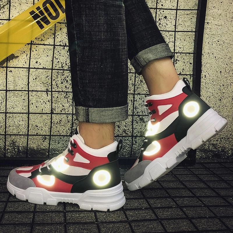 Classic Adidas Wrestling Shoes Men's High Top Luminous Martin Boots