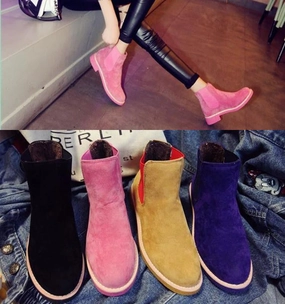 Adidas 72 Shoes Suede Leather Ankle Boots Flat Heels 9 Candy Colors Oxford Shoes Woman Casual