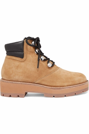 Uk To Us Shoe Size Adidas Dylan shearling-lined suede and leather ankle boots