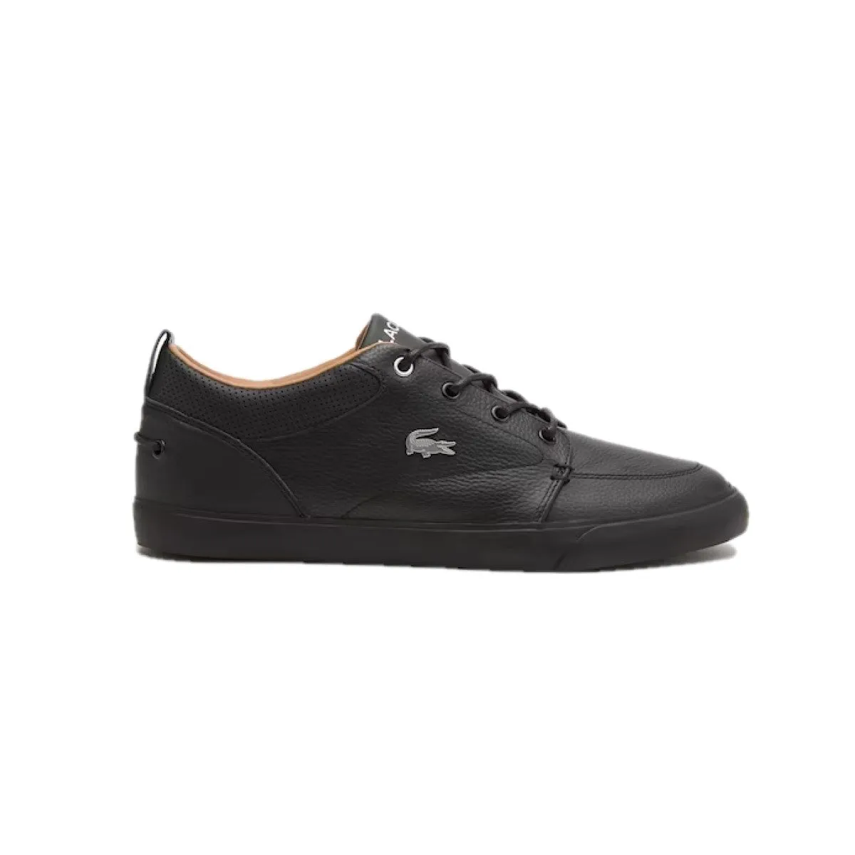 LACOSTE 7-37CMA007302H BAYLISS 119 1 MN'S (Medium) Black/Black Leather & Synthetic Lifestyle Shoes Minimalist Design