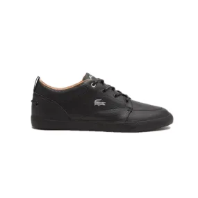 LACOSTE 7-37CMA007302H BAYLISS 119 1 MN'S (Medium) Black/Black Leather & Synthetic Lifestyle Shoes Minimalist Design