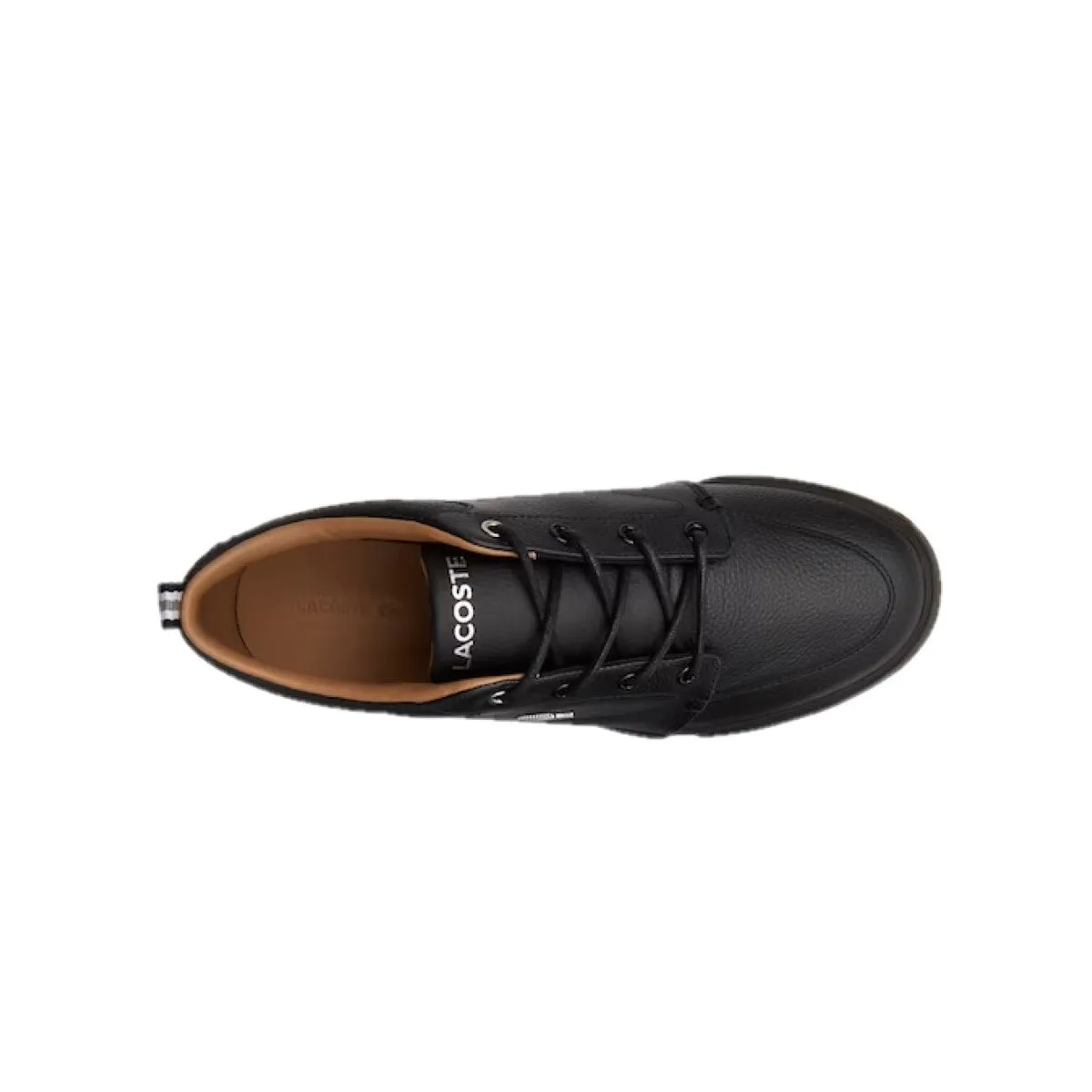 LACOSTE 7-37CMA007302H BAYLISS 119 1 MN'S (Medium) Black/Black Leather & Synthetic Lifestyle Shoes Earth Mood