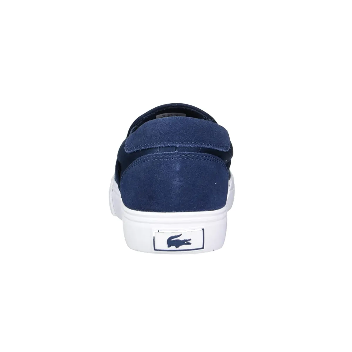 LACOSTE 7-43CMA0045092 JUMP SERVE SLIP MN'S (Medium) Navy/White Canvas Lifestyle Shoes Brave Walk