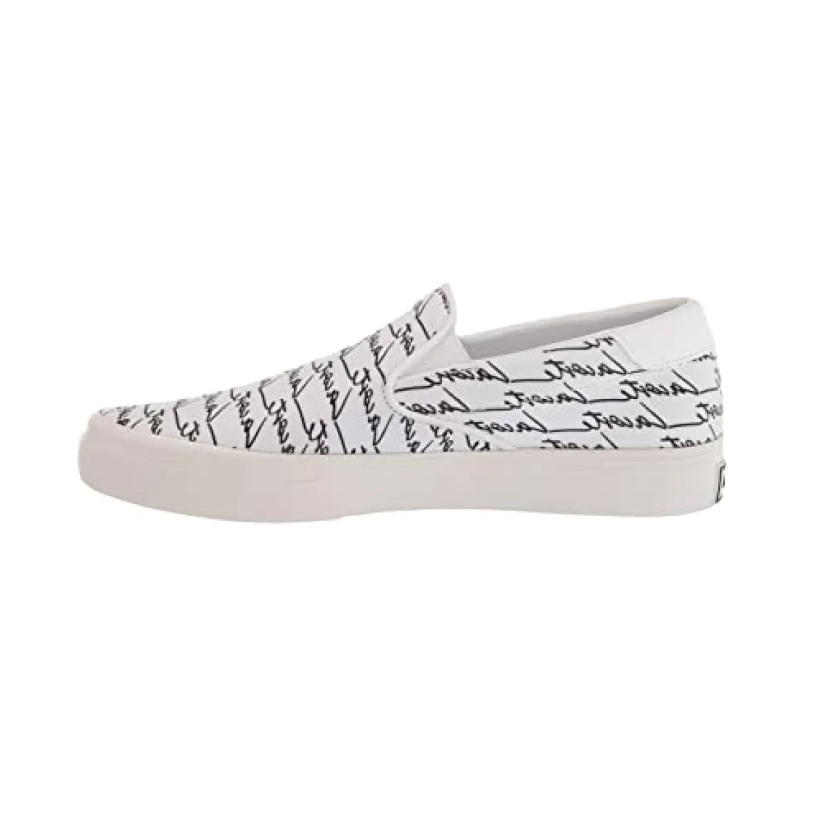 LACOSTE 7-43CMA0050147 JUMP SERVE SLIP MN'S (Medium) White/Black Canvas Lifestyle Shoes Synthetic Padded