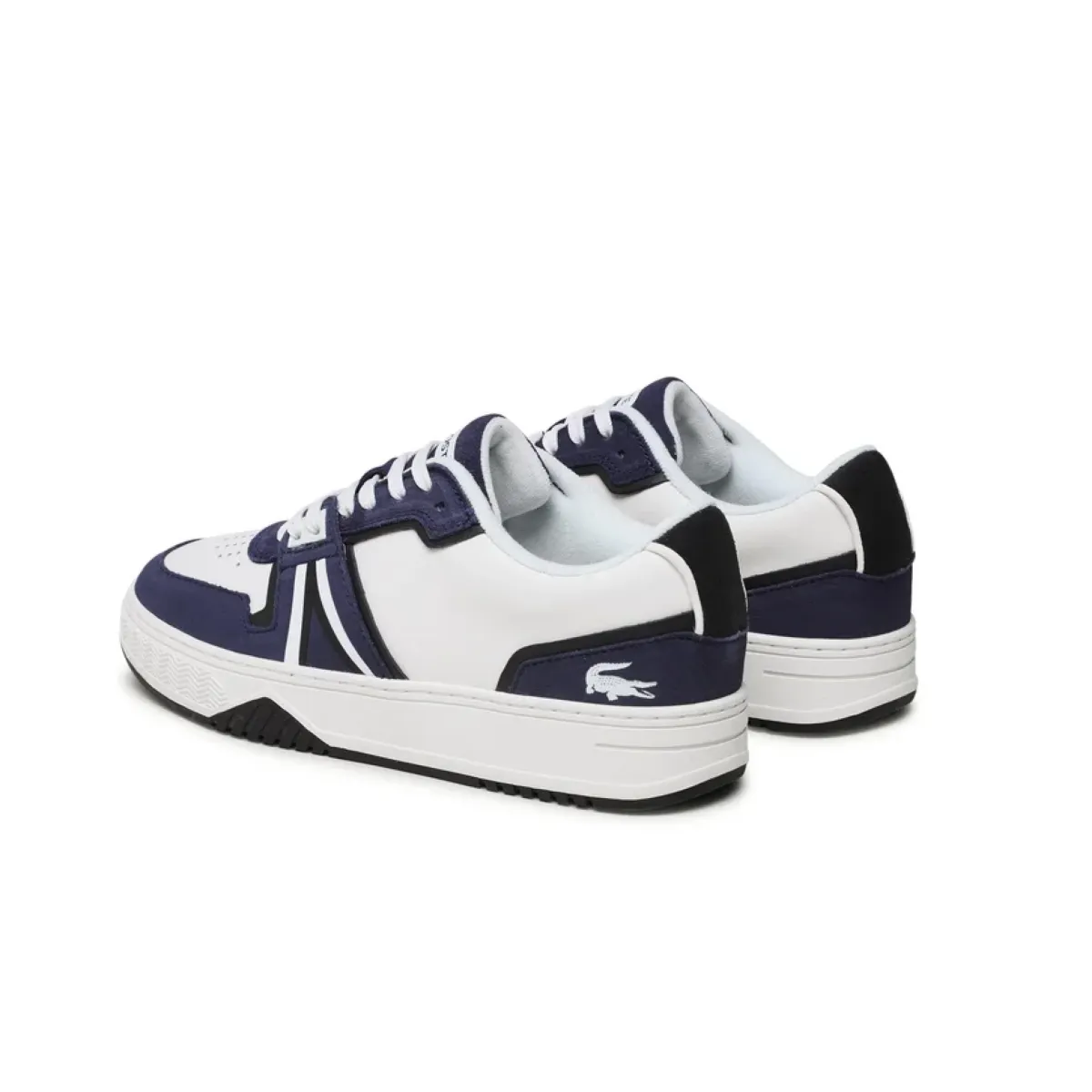 Park Picnic LACOSTE 7-45SMA0036042 L001 123 MN'S (Medium) White/Navy Leather & Synthetic Lifestyle Shoes